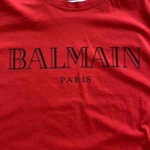 Balmain logo print T-shirt